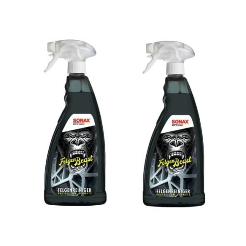 2x Sonax Felgenbeast Felgenreiniger 1 Liter Spr&uuml;hflasche - 04333000