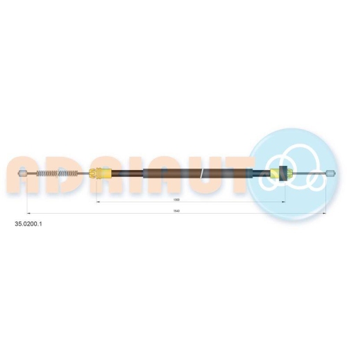 ADRIAUTO Seilzug, Feststellbremse 35.0200.1