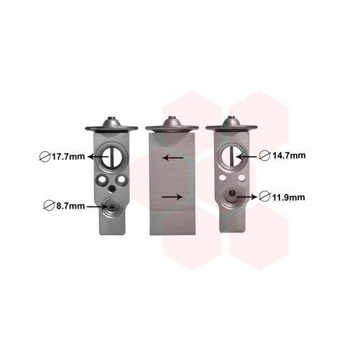 VAN WEZEL Expansionsventil, Klimaanlage 58001366