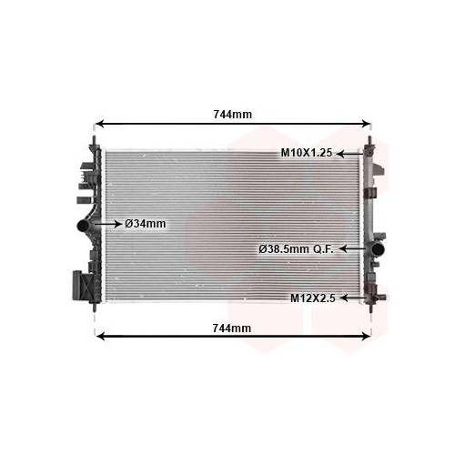 VAN WEZEL K&uuml;hler, Motork&uuml;hlung 37012709