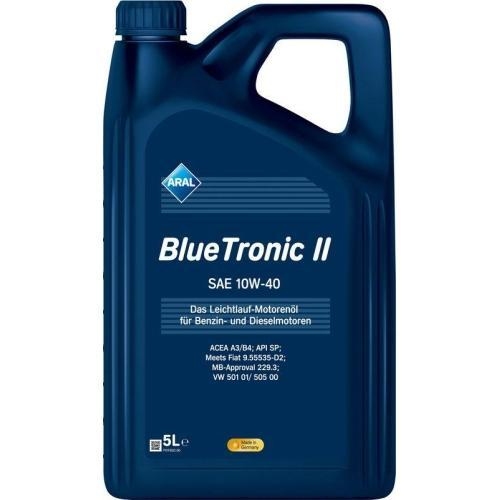 Aral Motor&ouml;l Motoren&ouml;l BlueTronic II 10W-40 - 5 Liter Kanister 15F471