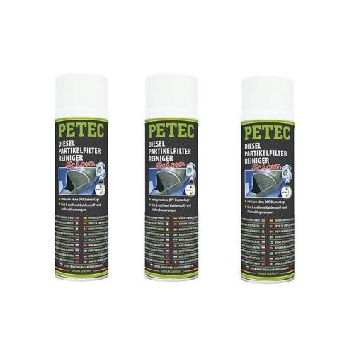 3x DIESEL PARTIKELFILTER DPF REINIGER KATALYSATOR SPRAY 400ml PETEC 72550