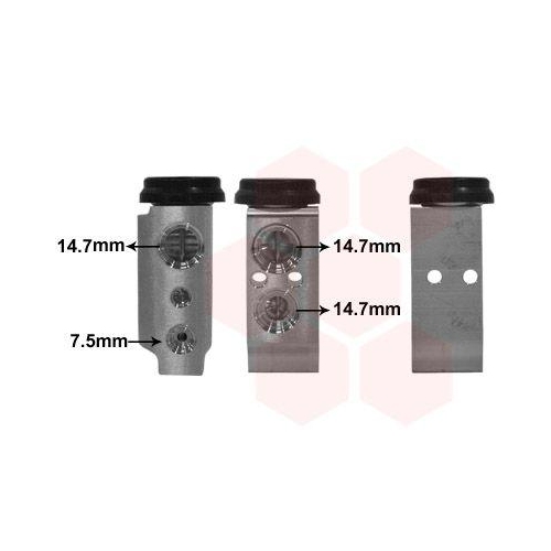 VAN WEZEL Expansionsventil, Klimaanlage 82001385