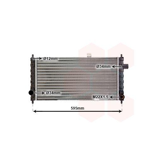 VAN WEZEL K&uuml;hler, Motork&uuml;hlung 37002050