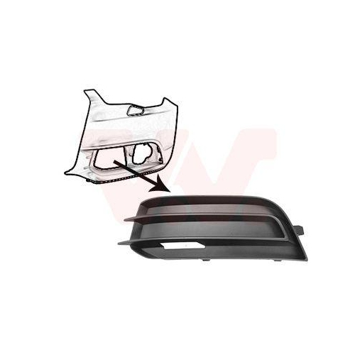 VAN WEZEL L&uuml;ftungsgitter, Sto&szlig;f&auml;nger ** Equipart ** 0301591