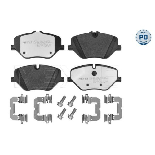 MEYLE Bremsbelagsatz, Scheibenbremse MEYLE-PD: Advanced performance and design. 025 266 9519/PD
