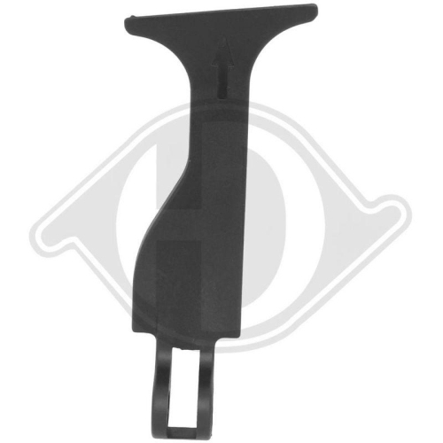 DIEDERICHS Griff, Motorhaubenentriegelung 1671027