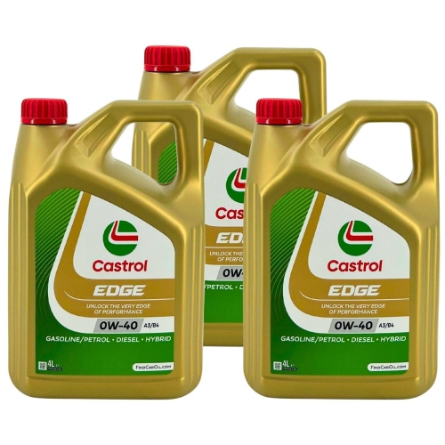 Motor&ouml;l Motoren&ouml;l Castrol Edge 0W-40 A3/B4 VW MB 229.5 BMW Longlife RN 12 Liter