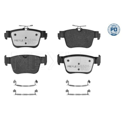 MEYLE Bremsbelagsatz, Scheibenbremse MEYLE-PD: Advanced performance and design. 025 262 0616/PD