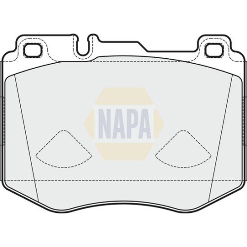 NAPA Bremsbelagsatz, Scheibenbremse NAPA NBP1622
