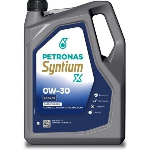 Motor&ouml;l Motoren&ouml;l Petronas Syntium X 0W-30 C2 - 5 Liter Kanister 70981M12EU