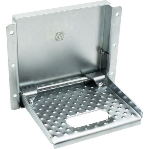 Einbau-Klapptritt, Trittfl&auml;che ca. 145 x 115 mm, verzinkt Suer 104131519