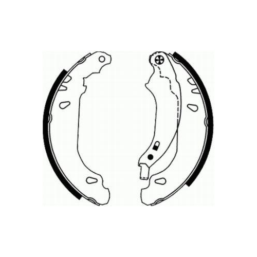 ABE Bremsbackensatz C0R016ABE