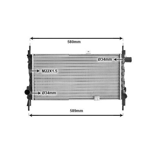 VAN WEZEL K&uuml;hler, Motork&uuml;hlung 37002063