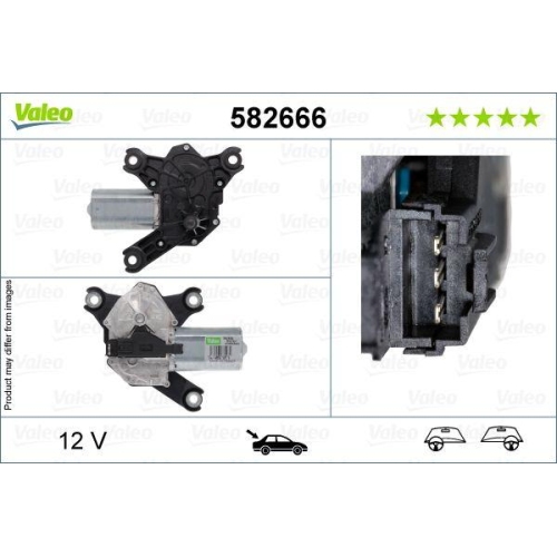 VALEO Wischermotor ORIGINAL TEIL 582666