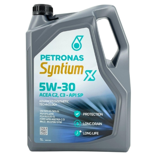 Motor&ouml;l Motoren&ouml;l Petronas Syntium X 5W-30 C2 C3 - 5 Liter Kanister 70982M12EU