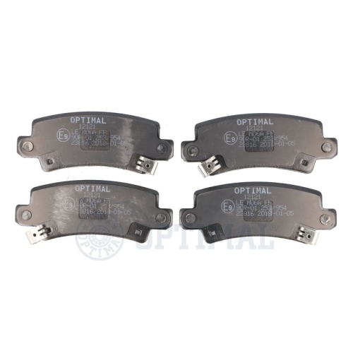 OPTIMAL Bremsbelagsatz, Scheibenbremse BP-12121