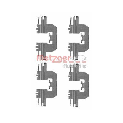 METZGER AUTOTEILE Zubeh&ouml;rsatz, Scheibenbremsbelag 109-1724