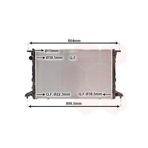 VAN WEZEL K&uuml;hler, Motork&uuml;hlung 03002412