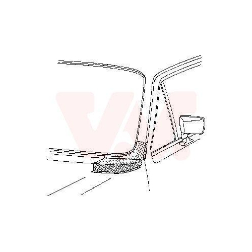 VAN WEZEL Frontscheibenrahmen 5810152