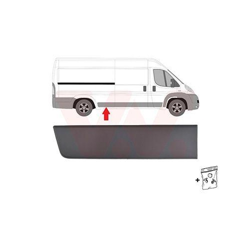 VAN WEZEL Zier-/Schutzleiste, Seitenwand 4064416