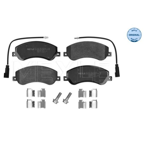 MEYLE Bremsbelagsatz, Scheibenbremse MEYLE-ORIGINAL: True to OE. 025 244 8419/W