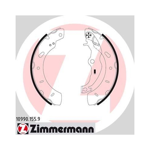 ZIMMERMANN Bremsbackensatz 10990.155.9