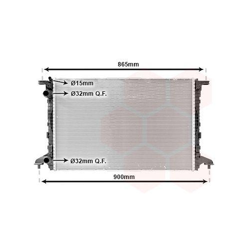 VAN WEZEL K&uuml;hler, Motork&uuml;hlung 03012720