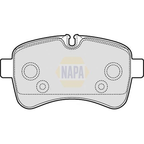 NAPA Bremsbelagsatz, Scheibenbremse NAPA NBP1341
