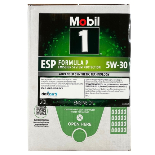 Motor&ouml;l Mobil 1 ESP Formula P 5W-30 20 Liter STELLANTIS FPW9.55535/03 MB GM PSA