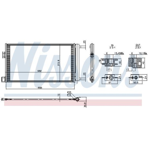 NISSENS Kondensator, Klimaanlage ** FIRST FIT ** 941386