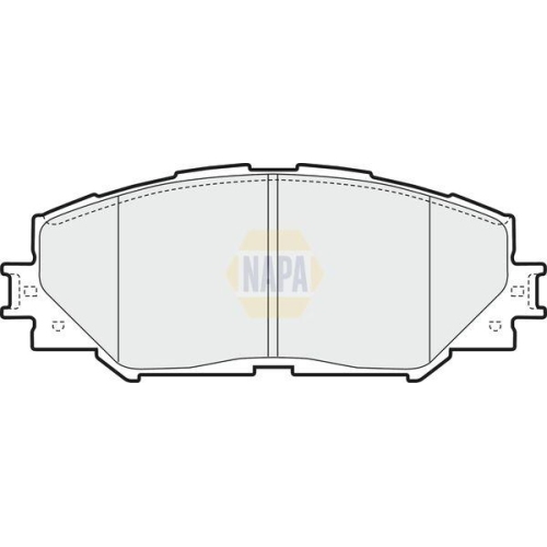 NAPA Bremsbelagsatz, Scheibenbremse NAPA NBP1166