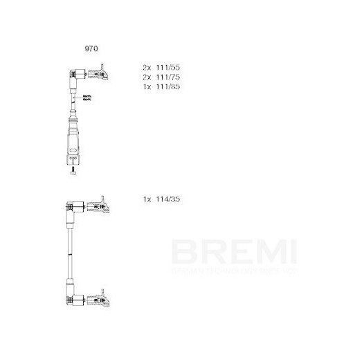 BREMI Z&uuml;ndleitungssatz 970