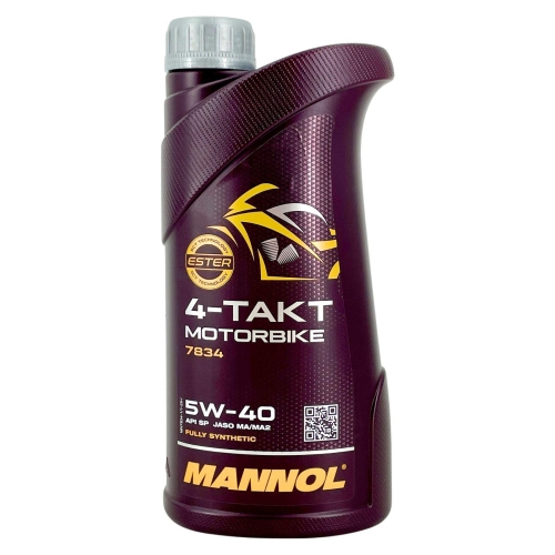 Motor&ouml;l Motoren&ouml;l Mannol 4-Takt Motorbike 5W-40 1 Liter Flasche MN7834-1