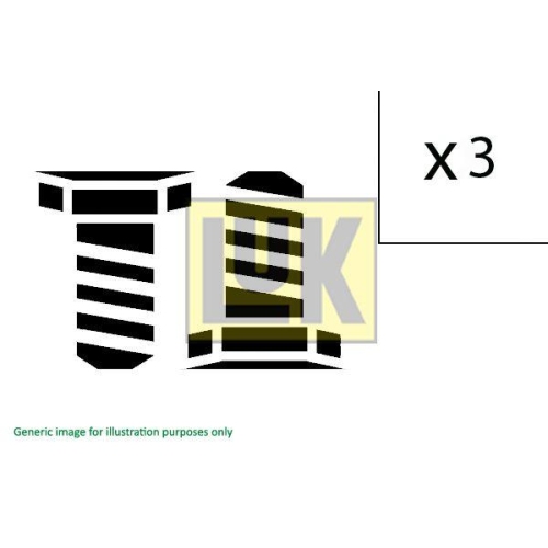 Schaeffler LuK Schraubensatz, Kupplung 411 0248 10