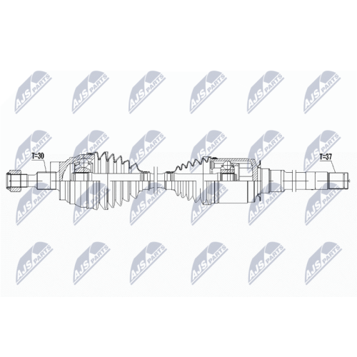 NTY Antriebswelle NPW-ME-052