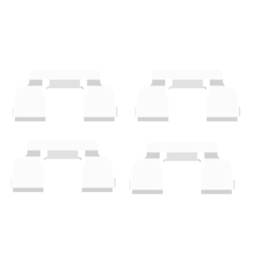 TEXTAR Zubeh&ouml;rsatz, Scheibenbremsbelag 82508200