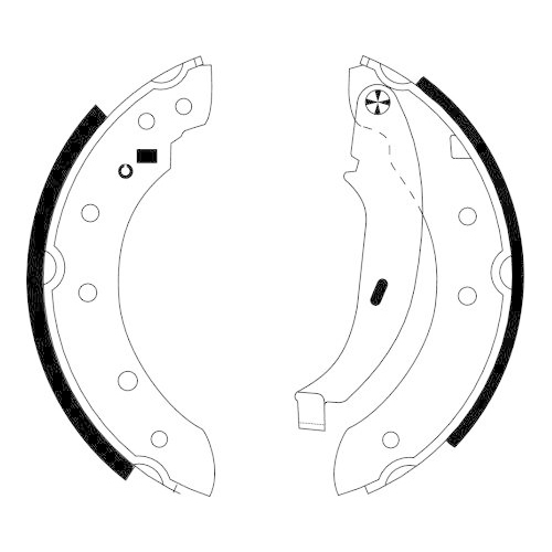 PAGID Bremsbackensatz H8900N