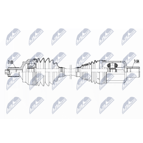 NTY Antriebswelle NPW-ME-102