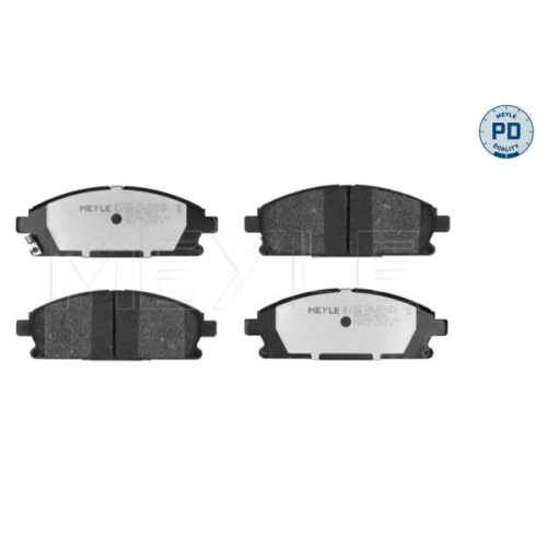MEYLE Bremsbelagsatz, Scheibenbremse MEYLE-PD: Advanced performance and design. 025 234 2016/PD