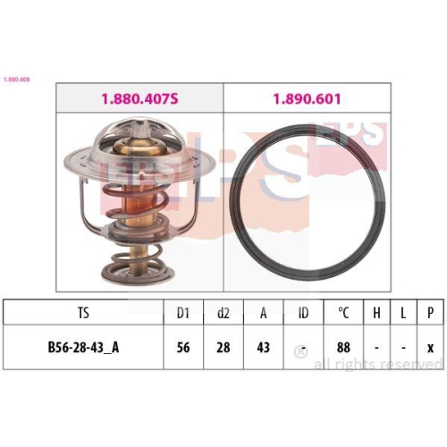 EPS Thermostat, K&uuml;hlmittel Made in Italy - OE Equivalent
