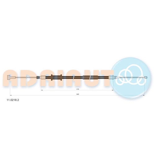 ADRIAUTO Seilzug, Feststellbremse 11.0218.2