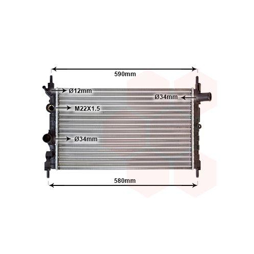 VAN WEZEL K&uuml;hler, Motork&uuml;hlung 37002150