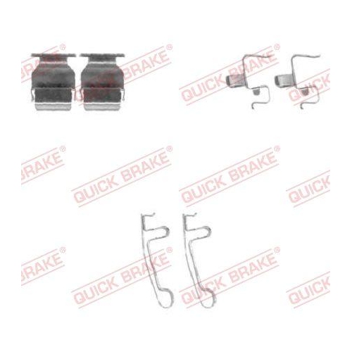 QUICK BRAKE Zubeh&ouml;rsatz, Scheibenbremsbelag 109-1604