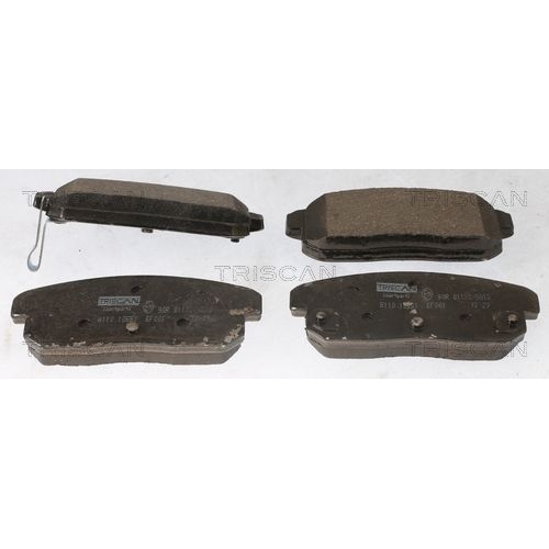 TRISCAN Bremsbelagsatz, Scheibenbremse 8110 10551