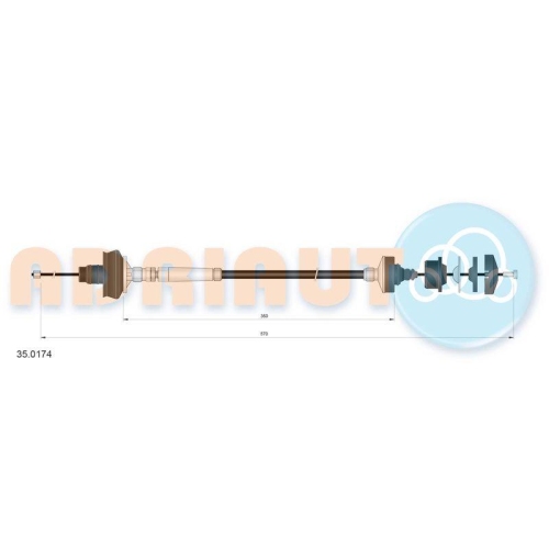 ADRIAUTO Seilzug, Kupplungsbetätigung 35.0174