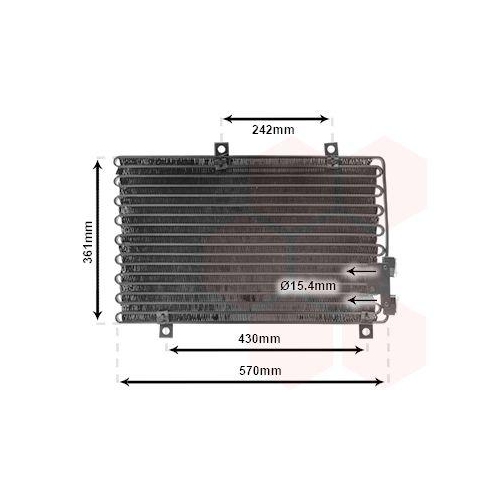 VAN WEZEL Kondensator, Klimaanlage 01005063