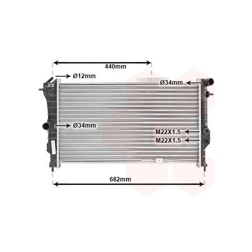 VAN WEZEL K&uuml;hler, Motork&uuml;hlung 37002173