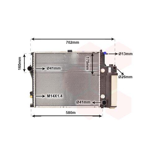 VAN WEZEL K&uuml;hler, Motork&uuml;hlung 06012711