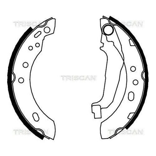 TRISCAN Bremsbackensatz 8100 14543
